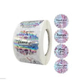 Custom Maker Laser Paper Logo Hologram Sheets Roll Printing Clear Holographic Stickers Label