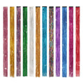 Sparkle Shiny Hair Tinsel Rainbow Hair Extensions Dazzles Women Hippie for Braiding Headdress Long 100cm 120 Strands/bag