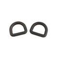 13Mm 25Mm Custom Bulk Metal Gold Black Brass Colored Hardware Alloy Handbag Flat Clasp Weld D-Ring D Ring Buckle