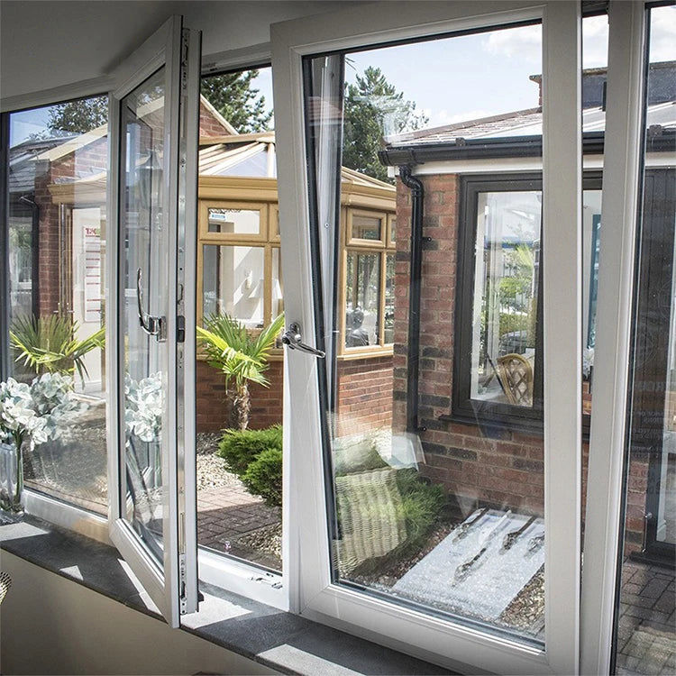 LML Customized High Quality Modern Windows Aluminum Casement Window Profiles Swing Open Style
