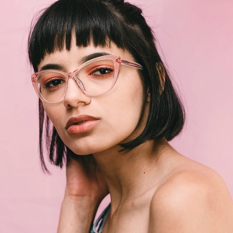 UNOC Customized Fashion TR90 TR90 Optical Glasses Black Frame Anti-Blue Light Anti-Reflective Wholesale Spectacle Frames