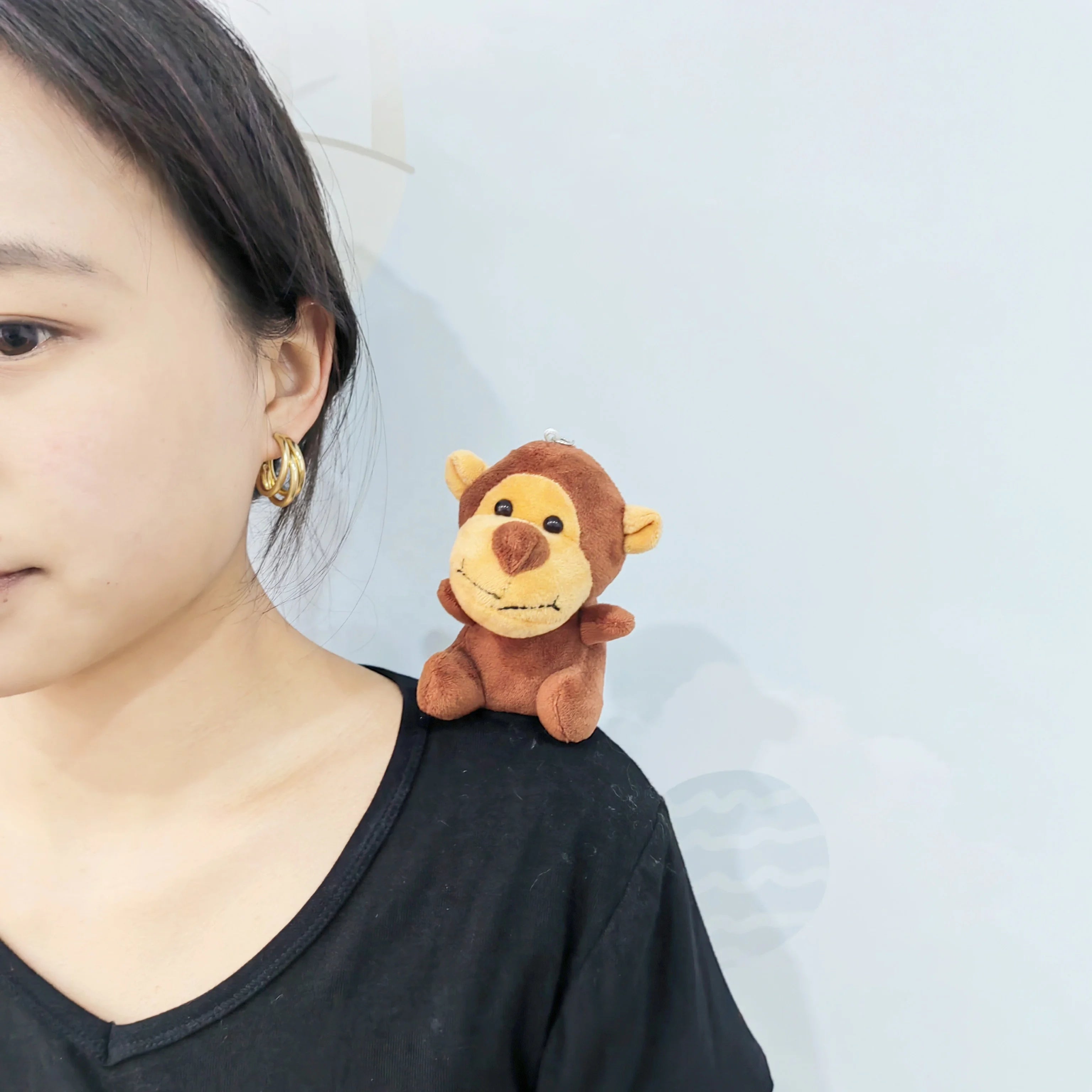 RTS Greenmart Hot Sale Magnetic Shoulder Plush Toy Animal Sitting on Shoulder Plush Toy Magnetic Stuffed Animals