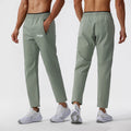 Men's Custom Logo Print Windproof Jogger Pants Middle Waist Waterproof Fabric for Sports Casual Outdoor Adults Flat Drawstring
