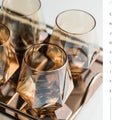 Crystal Glass Water Drinking Kitchenware Jus Cups