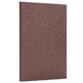 Deli BP129 Brown Leather Cover Notebook A5 150 Sheets Notepad Business Retro Meeting Minutes Book for Gifts 80pcs Per Carton Set