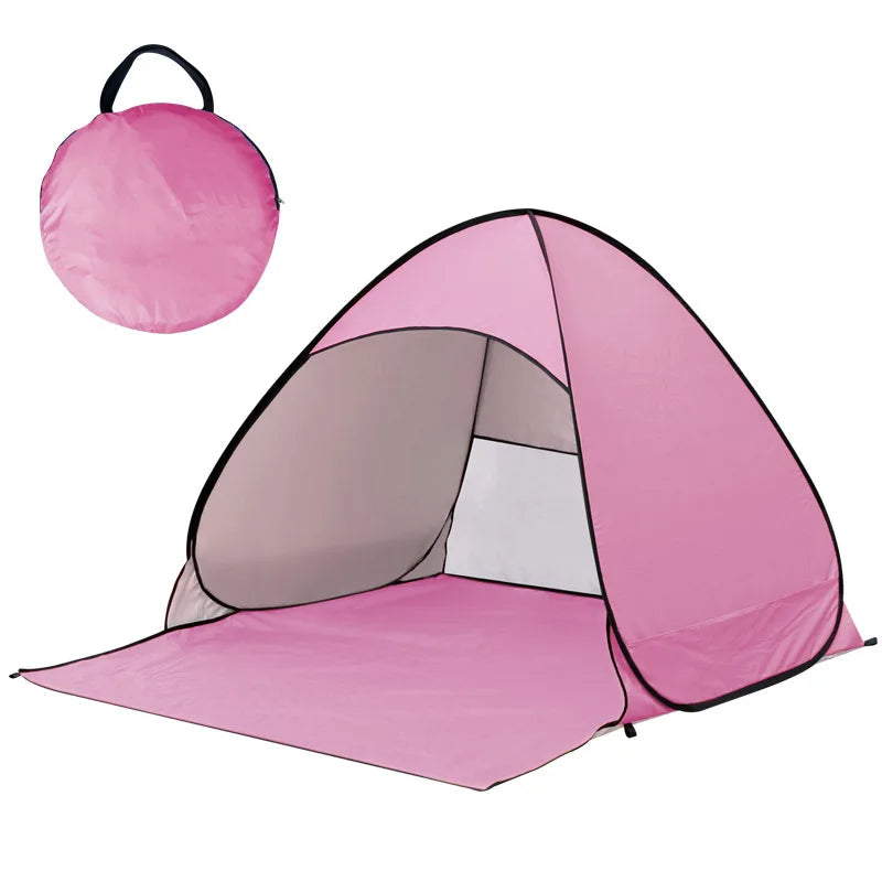 Hot Sale 2-3 Person Automatic Pop-up Beach Tent Waterproof and Sunproof for Outdoor Camping & Traveling