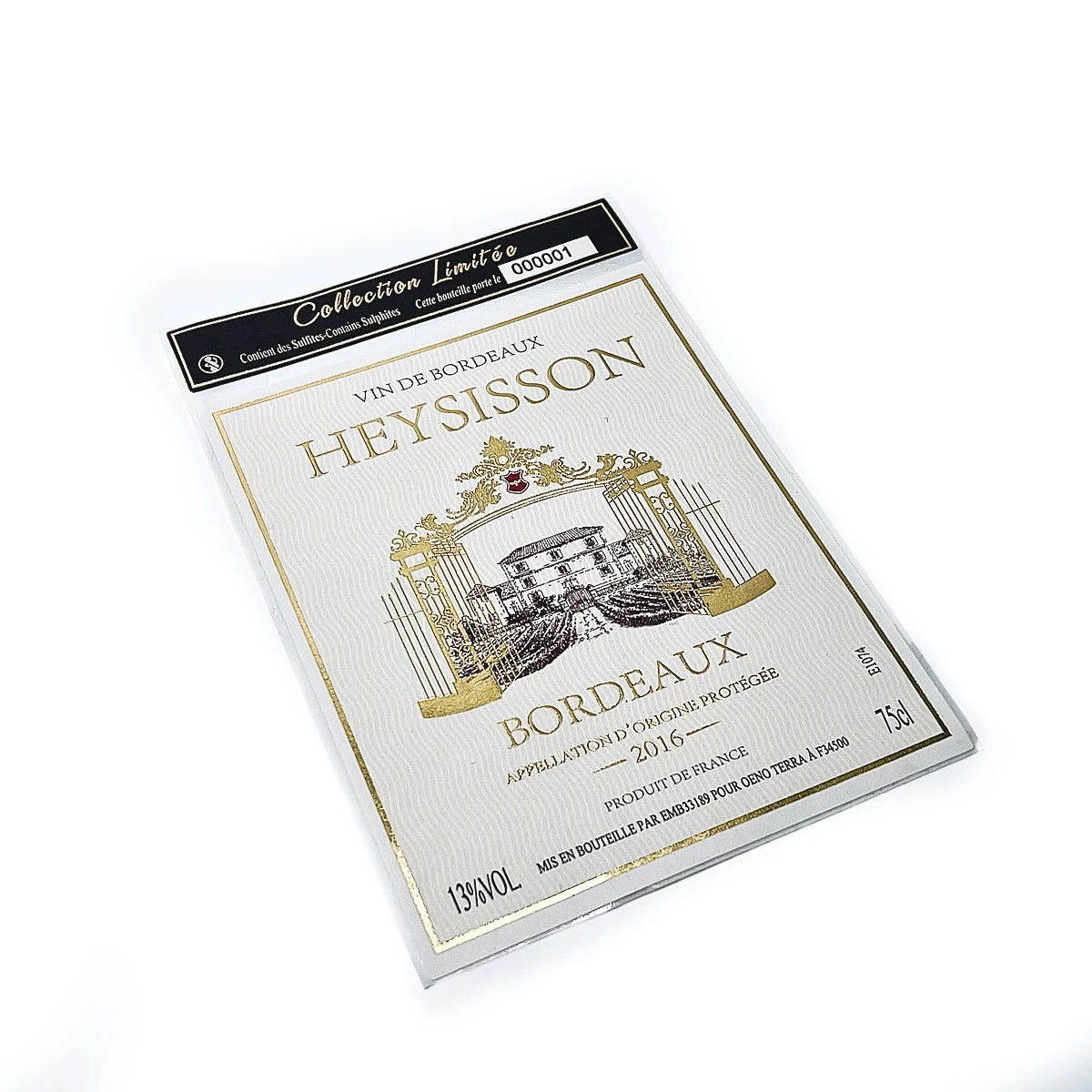 Self Adhesive Customized Printing Gold Foil Stickers Gold Logo Label for Packaging