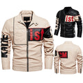 Hot Sales Custom Winter High Quality Motorcycle Leather Jacket Orginal With Fur Patchwork Designer Pu Leather Jackets Man