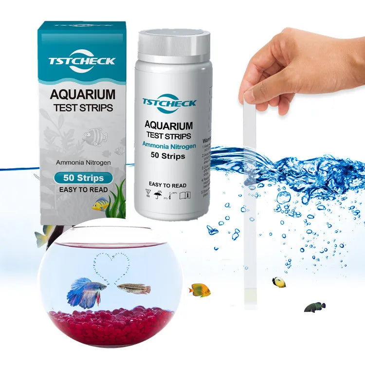 Aquariums Fish Pond Ammonia Nitrogen Test Strips NH3 Ammonia Nitrogen Water test Kit