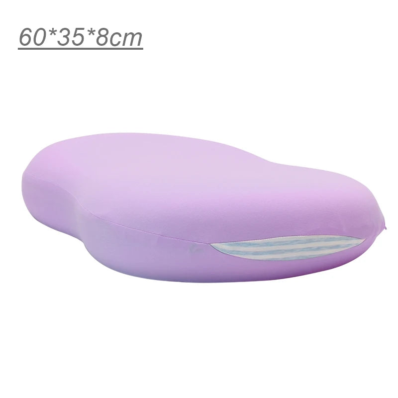 WJ-2040 Cat Belly Pillow Soft Sleep Depth Cool Adults Solid Memory Foam Knitted Custom Logo Accepted Customized Color Nursing