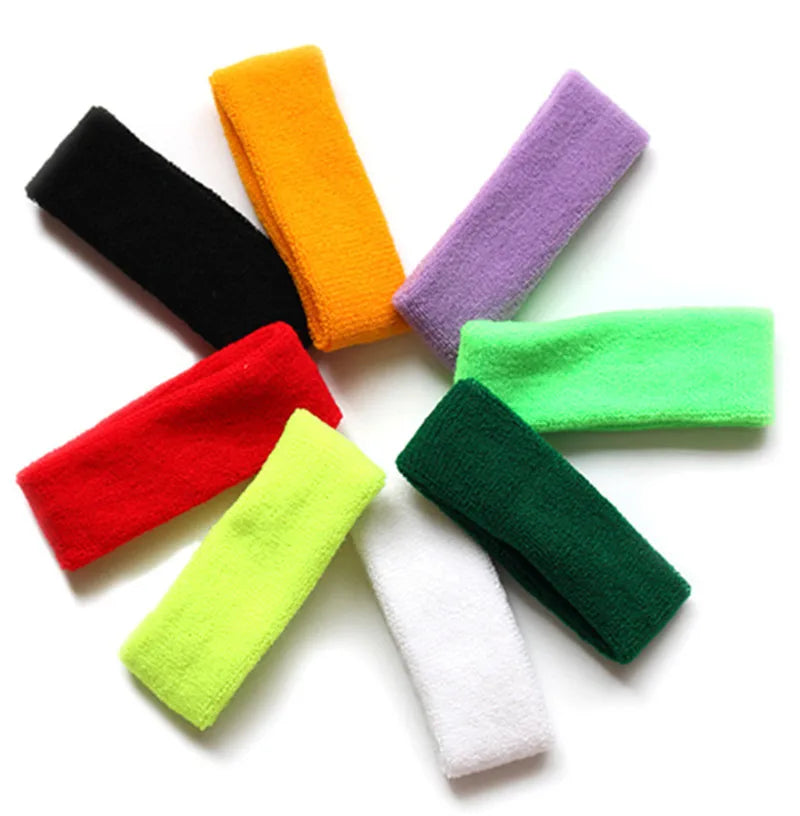 Factory Price Sweatband for Men Women Elastic Sports Hairbands Head Band Yoga Headbands Headwear