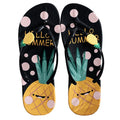 Pineapple Flip-flops Female Students' Sandals in Summer Soft Bottom Non-slip Clip-toes Seaside and Beach Ladies Slippers