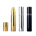 Free Sample 10ml Fine Mist Sprayer Bottle Custom Shiny Color Perfume Sample Sub Bottle logo Printing Perfume Sprayer Bottle