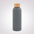 YEWAY 2026 New Vesipullo 500ml Sports Thermos Bottle Soft Rubber Paint Small Mouth Stainless Steel Water Bottle With Bamboo Lid