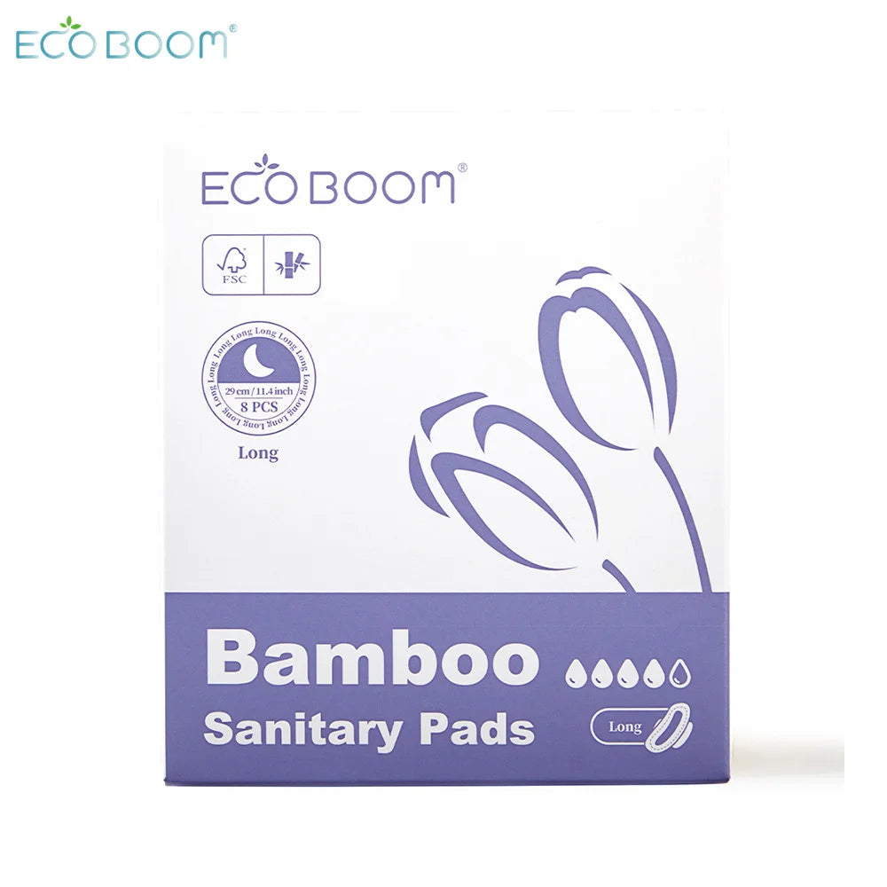 ECO BOOM Leak Guard Feminine Hygiene Hypoallergenic Pads Sanitary Towels