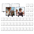RTS USA Warehouse Sublimation Slate Blanks 40pcs/ctn 15*15cm Square Diy Picture Photo Frame Rock Crafts 6*6 Inch with Stand