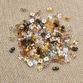 200pcs Earring Post Backs Stopper Scrolls Ear Post Butterfly for Jewelry Making DIY Blocked Caps Earring Backs Stoppers