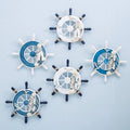 Mediterranean Home Decor HYA01 Nautical Crafts Boat Helm Boat Rudder
