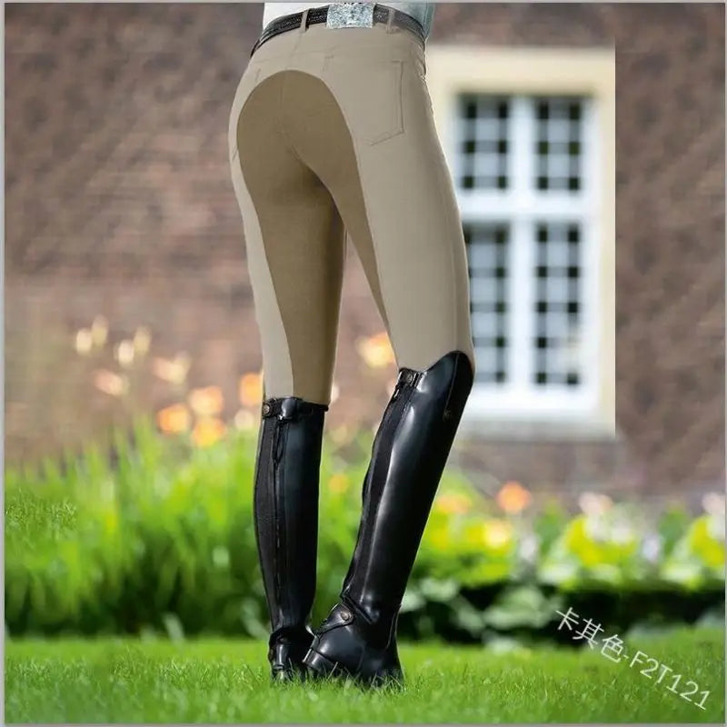 2022 New Women's Fashion Casual Tights Stretch Slim Leggings Horse Riding Equestrian Pants