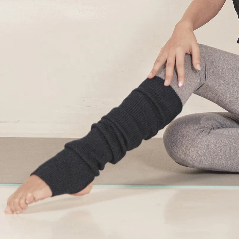 Custom Sports & Fitness Non slip Open Toe Socks for Women Wholesale Knee Thigh High Legwarm Socks
