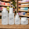 Luxury Cosmetic Glass Container Cosmetic Empty Packaging Bottles Face Cleanser 30g 50g Jar 30ml 50ml Serum Lotion Bottle