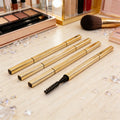 New Trending Double-Headed Automatic Slim 5-Color Natural Vegan Eyebrow Pencil 15g Mineral Makeup Eyes Waterproof Labeling