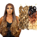 French Spral Curly Loose Wave Crochet Hair Extension for Braids Synthetic Curly Hair Pre Stretched Braiding Hair for Black Women