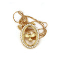 YTSBTXXDZ-216 Fashion Bishop Holy Spirit Bird Pendant Quantum Pendants Gold Plated for Jewelry Making
