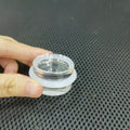 New Transparent Acrylic Cylindrical Door Holder Stopper Self Adhesive Rubber Stopper for Floor