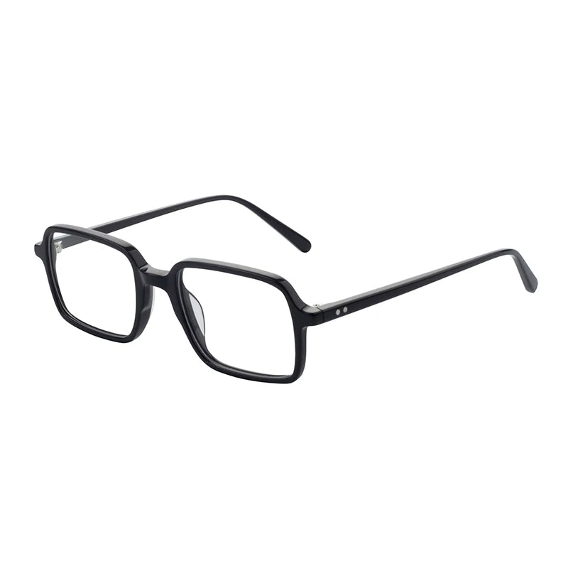 2026 New High Quality Clear Glass Metal Frames Large Eyeglasses Fashion Optical Logo Women Acetate Eyeglasses Glasses for Men