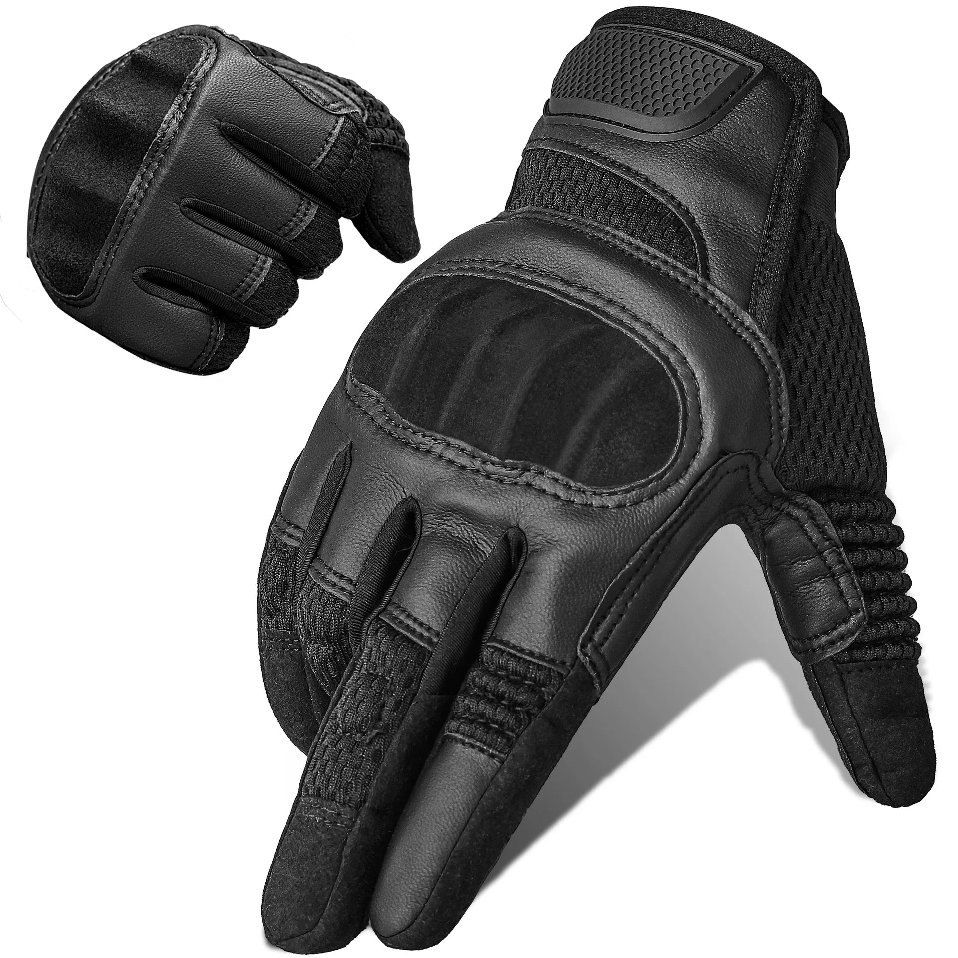 Custom Full-Finger Tactical Outdoor Gloves for Riding Rock Climbing Training-Motorcycle Gloves Touch Screen Compatibility
