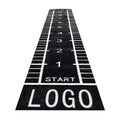 Personalized 15mm PP Material Black Gym Turf Customized Logo Design Sports Sled with Artificial Grass MegaBDM