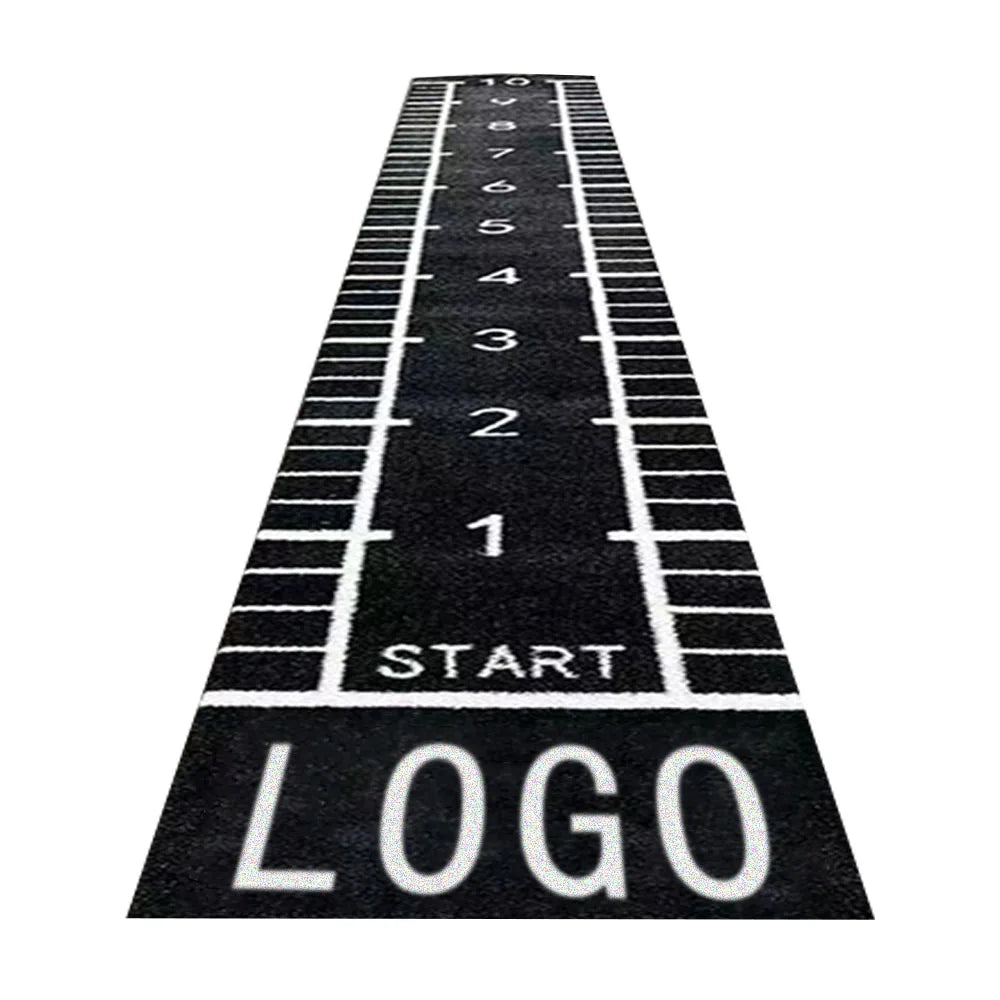 Personalized 15mm PP Material Black Gym Turf Customized Logo Design Sports Sled with Artificial Grass MegaBDM