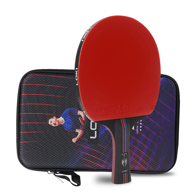 LOKI 2026 High Quality K4 Star Ping Pong Paddle for Professional Training ITTF Approved Springy Table Tennis Racket