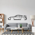 Personalized Black Iron Metal Car Silhouette Wall Art Modern Design 2mm Thick Easily Assembled Cleaned Father's Day Home Decor