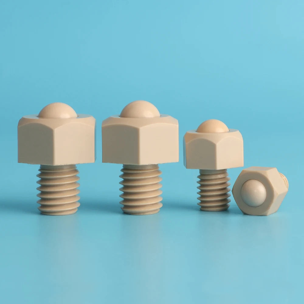 VEICH VCN324 PEEK Hexagon Head Stud Fastener Ball Roller Bearing Ball Transfer Unit Bolt Carton