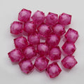 Polyhedron Acrylic Beads with Hole Inner Color Multi Faced Spacer for Jewelry Bracelets Necklace Making