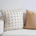 Luxury Bubble Pillow Cover Creative Fashion Design Grid Pillow Cover Hotel Home Sofa Decorations Black White Pillow Cover