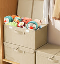Cute Kids Toy Box Organizer Baby Clothing Folding Fabric Storage Box Kids Toys Laundry Storage Basket Desk Organizer