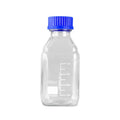 Square Shape Small Mouth Reagent Glass Bottle for Laboratory Testing 250ml 500ml 1000ml Capacity Screw Cap Sealing Free Sample