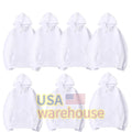Sublimation Hoodie Blanks Unisex Make Your Own logo 100% Polyester Pullover Sweatshirt Blank Mens Sublimation Hoodie Custom logo