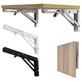 90 Degree Wall Mounting Triangle Bracket Stainless Steel Adjustable Customizable Folding Shelf Brackets