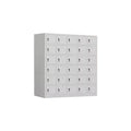30 Doors Steel Phone Locker Cell Phone Storage Charger Cabinet Metal Electric Public Charging Station Locker for Employees