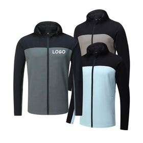 Wholesale Workout Clothes High Impact Fitness Wear Men Gym Sports Hoodies Jacket With Customer Logo