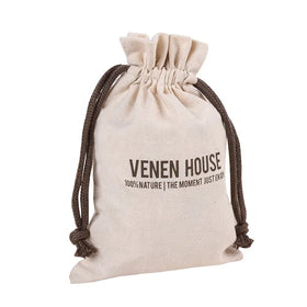 Natural Cotton Muslin Drawstring Bags Eco-Friendly Custom Coffee Bean Canvas Gift Bag for Jewelry Packaging Pouch