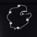 Starsgem Cheap Custom Bracelets 2022 Hot Sale White Gold Bracelet Jewelry Round Customized 14k Gold Bracelets