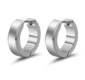 Implant Grade Hypoallergenic Hoop Pure Grade 1 Titanium Earrings for Men