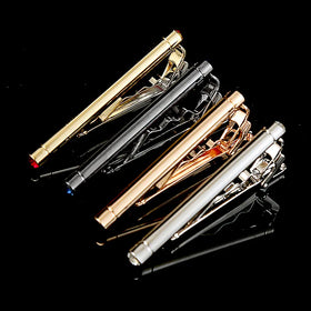 Men's Business Fashionable Column Tie Clip Personalized Rainbow Metal Diamonds High-grade KERONGPLD T9-31