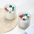 AIKUN Luxury Essential Oil Fragrance Aromatherapy Candles Glass Jars Crystals Soy Wax Scented Candles