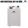EU Stock EEL V1 Vertical 48V 280Ah 16S Battery DIY Case/Box with DC Breaker+3.2inch LCD+JK 200A BMS for Solar Home Energy System